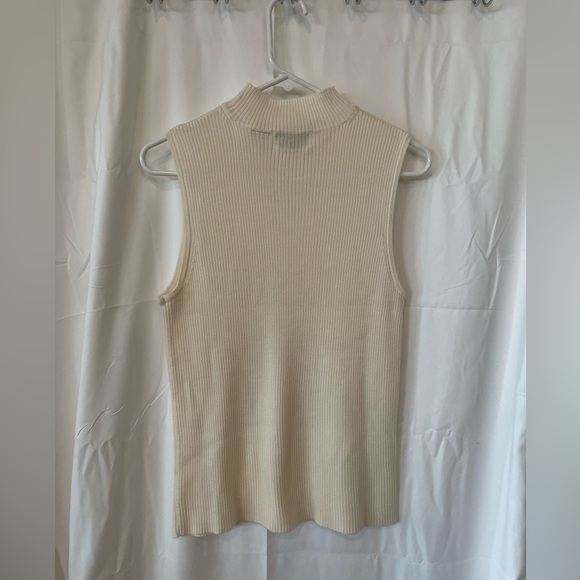 Studio Works Tops - Studio Works/ Women's Mock Turtleneck sleeveless ribbed top